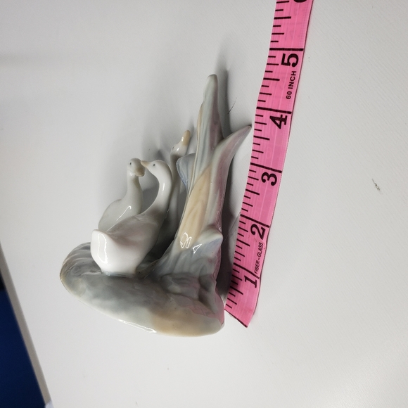 Llardo Naomi 3 Geese Reeds Retired Daisa Hand Painted Spain Porcelain Figurine - Picture 5 of 12